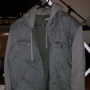 Mens Grey RVCA Jacket/Sweatshirt
